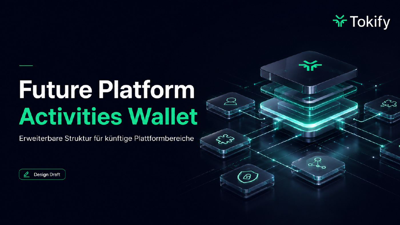 Illustrative modular Tokify platform connecting future mobility and service areas